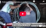 Polícia civil desmantela quadrilha especializada em roubos de fios em Ariquemes