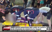 SAMU socorre motociclista após colidir em cachorro na Av. JK próximo da rotatória da Av. Guaporé em Ariquemes – LIVE: ESTAMOS NO AR! PROGRAMA BRONCA DA PESADA