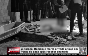 Ji–Paraná: Homem é morto crivado a tiros em frente de casa após receber chamada – Vídeo
