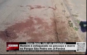 Horas depois, mais um assassinato Homem é esfaqueado no pescoço e morre no Parque São Pedro em Ji–Paraná