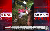 Grave acidente com moto deixa jovem em estado crítico na BR 364, em Ji Paraná – Vídeo