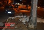 Ariquemes: Entregador de Pizza fica gravemente ferido após colidir contra veiculo na Av: Tancredo Neves