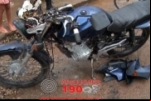 ARIQUEMES: Homem fratura a perna em acidente no setor 09
