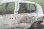 Carro de cabeleireira é encontrado carbonizado com quatro corpos