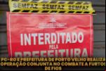 Operação da PC e Prefeitura interdita empresa de compra de sucatas