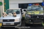 Gefron prende homem e 3 mulheres da Bolívia que transportavam 17 tabletes de droga em táxi