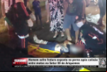 Homem sofre fratura exposta na perna após colisão entre motos no Setor 09 de Ariquemes – Câmera de segurança registra momento da colisão – Vídeo