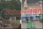 Primeiros pontos de enchente são registrados em Pimenta Bueno nesta quarta–feira (05)