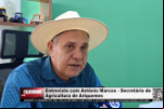 Entrevista com Antônio Marcos – Secretário de Agricultura de Ariquemes – Vídeo