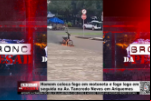 Homem coloca fogo em motoneta e foge logo em seguida na Av.Tancredo Neves em Ariquemes – Vídeo