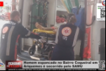 Homem espancado no Bairro Coqueiral em Ariquemes é socorrido pelo SAMU – Vídeo