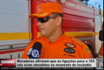 Moradores afirmam que as ligações para o 193 não eram atendidas no momento do incêndio – Vídeo