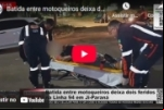 Colisão entre motoqueiros deixa dois feridos na Linha 94 em Ji–Paraná – Vídeo