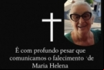 Nota pesar pelo falecimento da Sra. Maria Helena Melo Maciel Pioneira de Ariquemes