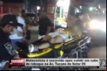 Motociclista é socorrido após colidir em cabo de reboque na Av. Tucano do Setor 09 em Ariquemes – Vídeo