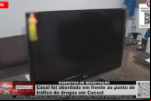 Casal foi abordado em frente a ponto de tráfico de drogas em Cacoal – Vídeo