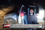 SAMU socorre motorista que perdeu o controle da direção e bate em morro de terra na Linha Gaúcha em Ariquemes – Vídeo
