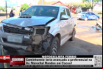 Caminhonete teria avançado a preferencial na Av. Marechal Rondon em Cacoal – Vídeo