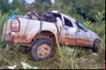 Duas pessoas m@1rrem e uma fica em estado grave após capotamento na BR–319 nesta terça