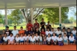Escola Roberto Turbay participa do Projeto Pequeno Samurai e reforça importância do esporte no aprendizado 