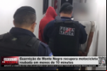Guarnição de Monte Negro recupera motocicleta roubada em menos de 10 minutos – Vídeo