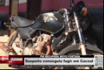 PM RECUPERA MOTO FURTADA – Suspeito conseguiu fugir em Cacoal – Vídeo