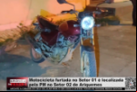 Motocicleta furtada no Setor 01 é localizada pela PM no Setor 02 de Ariquemes – Vídeo