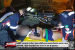 SAMU socorre ciclista que colidiu com caminhonete na Av. Jaru próxima a Rua Orquídeas no Setor 04 em Ariquemes – Vídeo